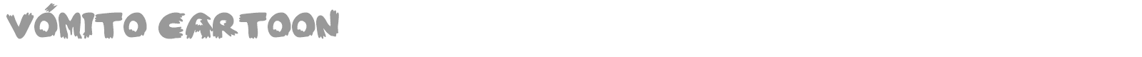 V�mito Cartoon font preview
